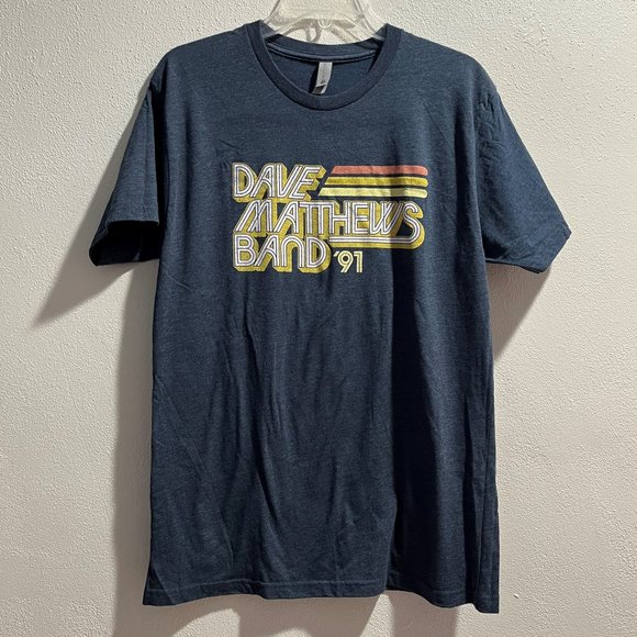 Next Level Apparel Other - NEXT LEVEL APPAREL Men's Mostly Navy Blue Dave Matthews Band '91 T-Shirt Size L